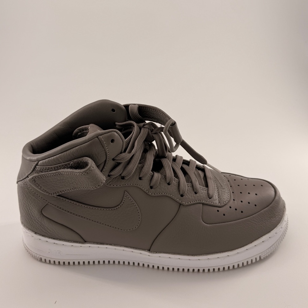 Nikelab Air Force 1 Mid in Light Charcoal Men’s Size 10.5 - Picture 8 of 12